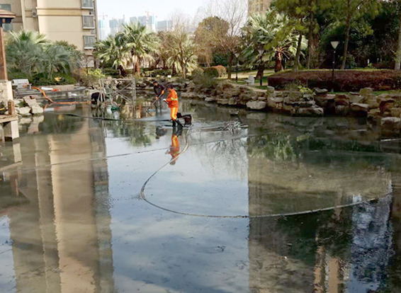 新疆景观池淤泥清理